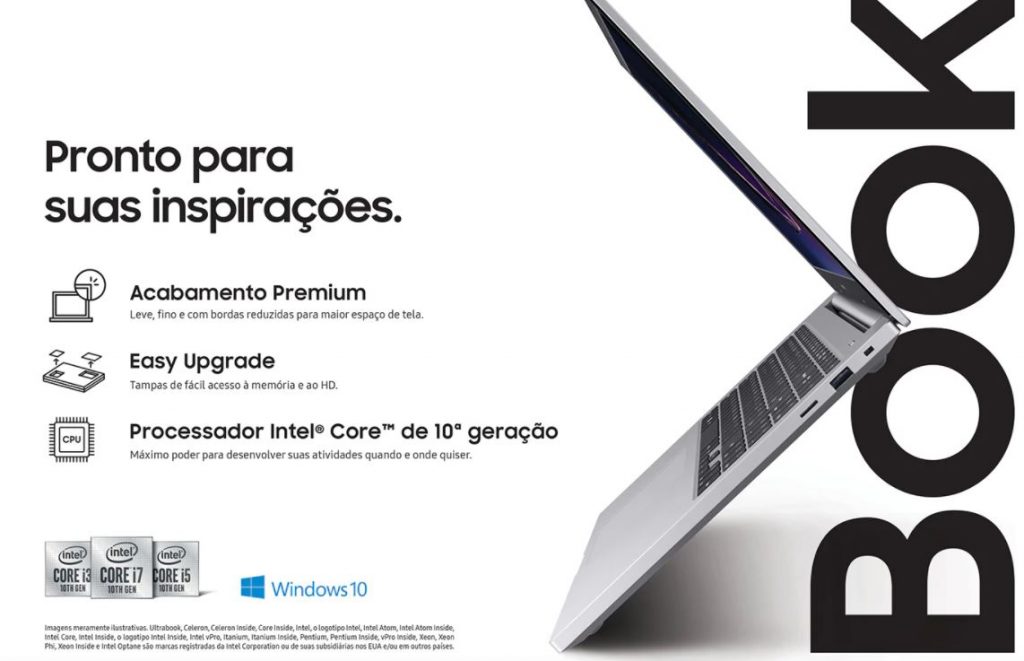 Notebook Samsung Book E30 Intel Core i3 4GB 1TB - 15.6” Full HD Windows 10