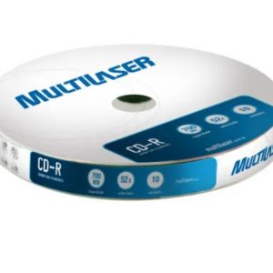 Mídia Multilaser Cd-R Vel. 52X - 1 Un. Shrink - CD027