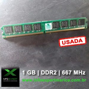 Memória RAM 1 GB DDR2 667 MHz