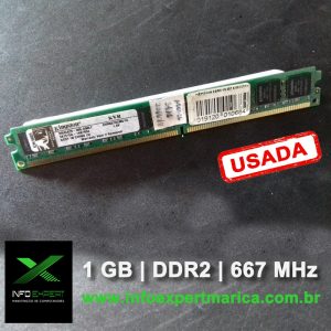 Memória RAM 1 GB DDR2 667 MHz