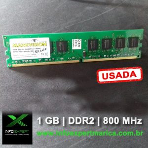 Memória RAM 1 GB DDR2 800 MHz