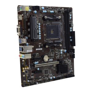 Placa-mãe AM4 MSI A320M PRO-VH PLUS DDR44 32GB USB3.1 PCI-E 3.0 para CPUs Ryzen