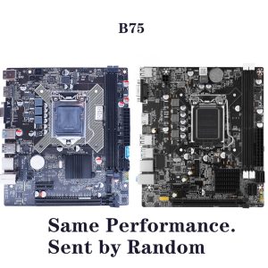 Kit Placa-mãe b75 lga1155 com Intel Core i5-3470 memória RAM DDR3 2×8 GB
