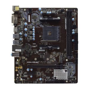 Msi A320M-A pro max placa-mãe am4 ddr4 até 32gb pci-e 3.0 usb3.1 amd a320 micro atx para  cpus amd ryzen 3200ge 2300